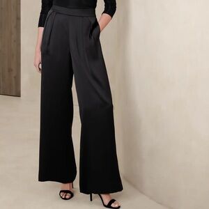 Banana Republic Satin Wife Leg Pants